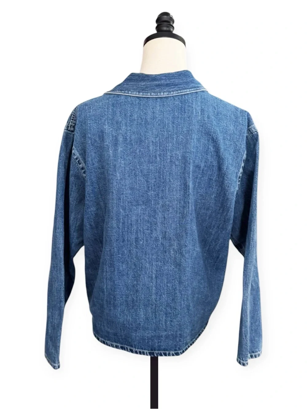 J Crew Denim Popover Shirt | MEDIUM